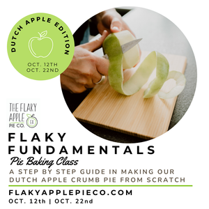 Flaky Fundamentals: Dutch Apple Crumb Pie Baking Class