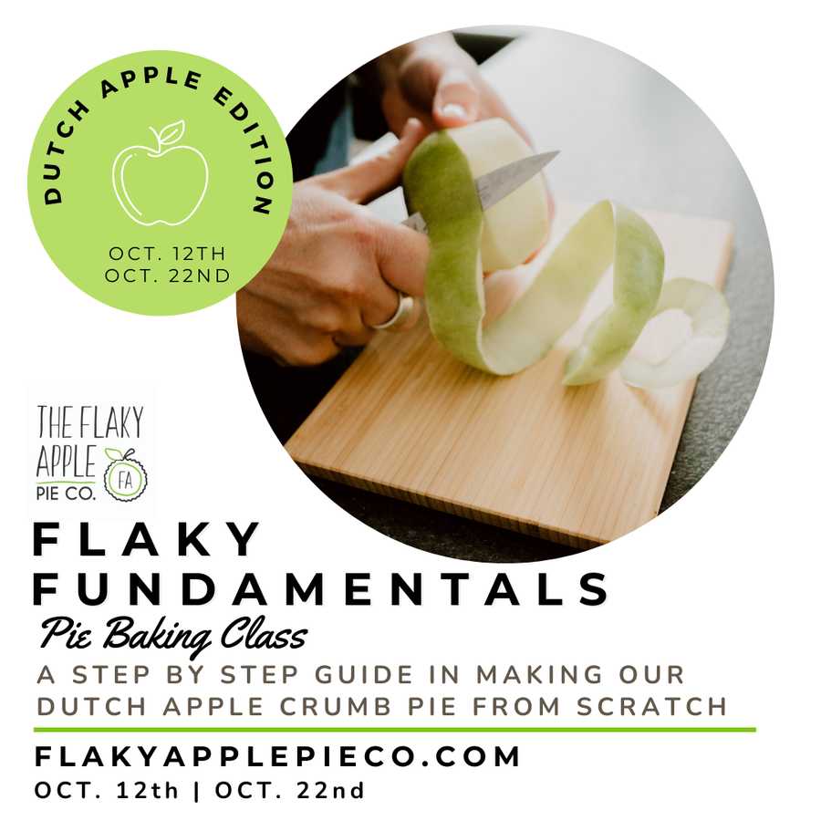 Flaky Fundamentals: Dutch Apple Crumb Pie Baking Class