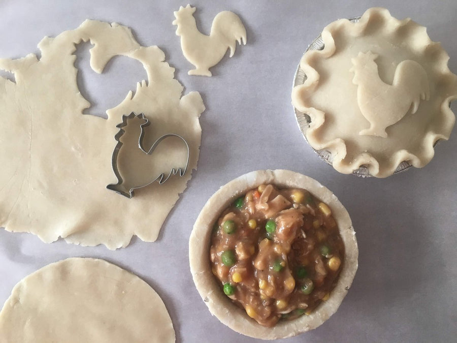 individual Chicken pot pies from The Flaky Apple pie co 