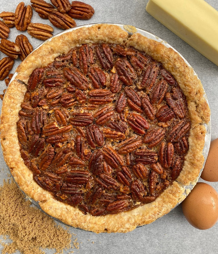 pecan pie from the flaky apple pie co